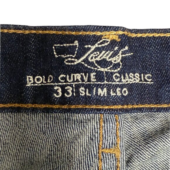 NWT Women's LEVI'S Bold Curve Classic Slim Leg Jeans- Size 16S/33‎ - Picture 8 of 15